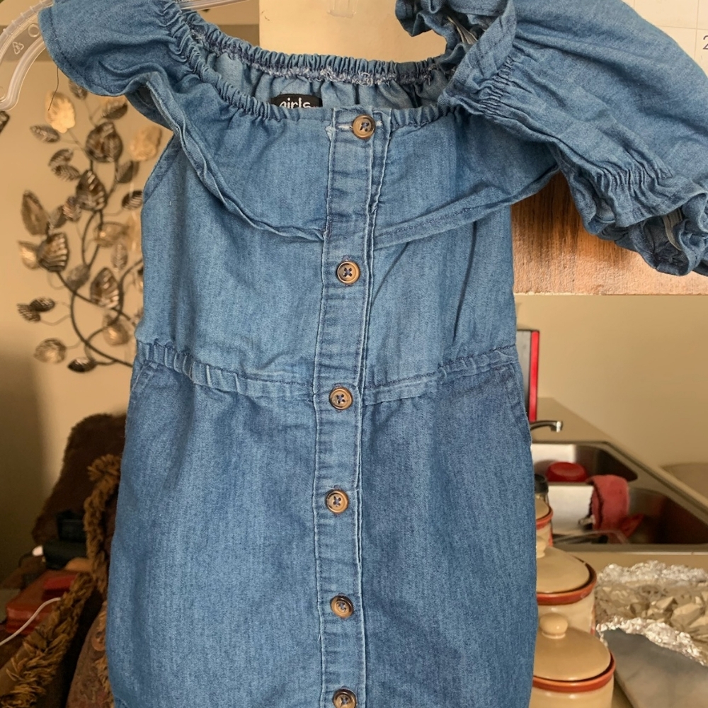 Infant Jean Dress with shorts